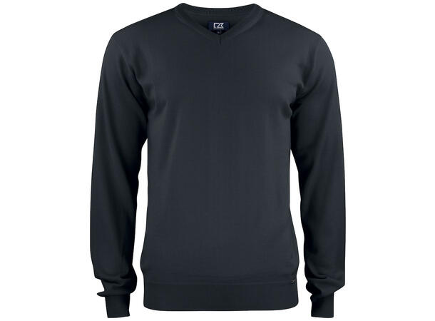 Cutter&Buck Everett V-Neck Svart str. XXL