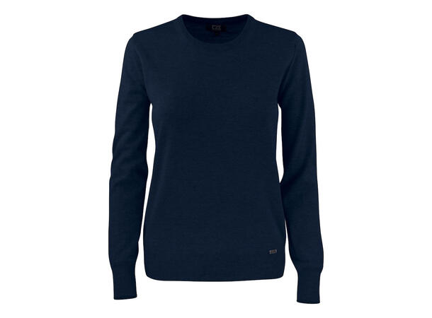 Cutter&Buck Kennewick Crewneck Dame Marineblå str. S