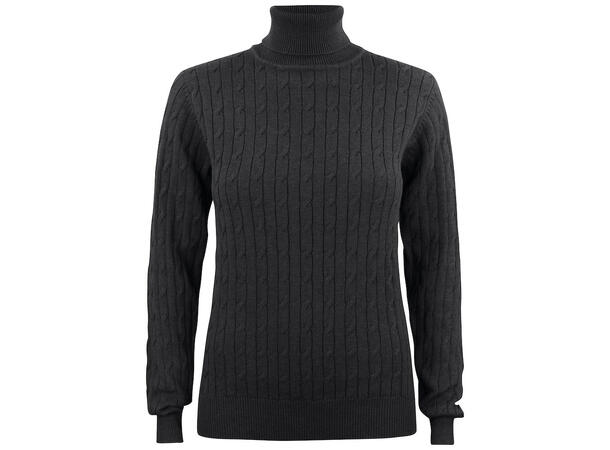 Cutter&Buck Blakely Rollerneck Dame Svart str. XXL