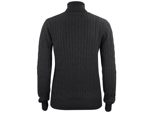 Cutter&Buck Blakely Rollerneck Dame Svart str. XXL