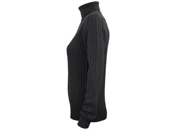 Cutter&Buck Blakely Rollerneck Dame Svart str. XXL