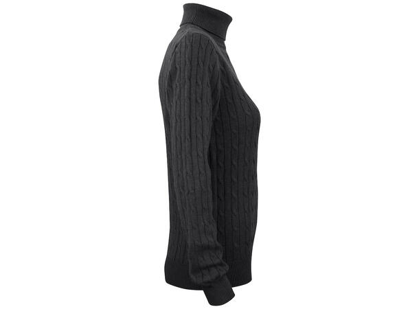 Cutter&Buck Blakely Rollerneck Dame Svart str. XXL