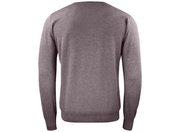 Cutter&Buck Kennewick Crewneck Men Brunmelert str. 3XL