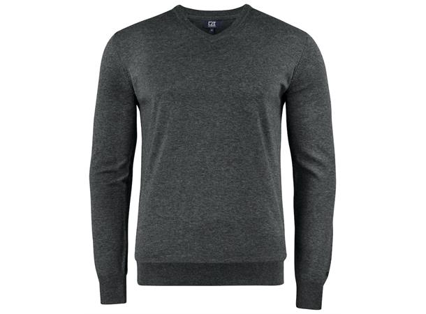 Cutter&Buck Oakville V-neck Men Grå str. XL