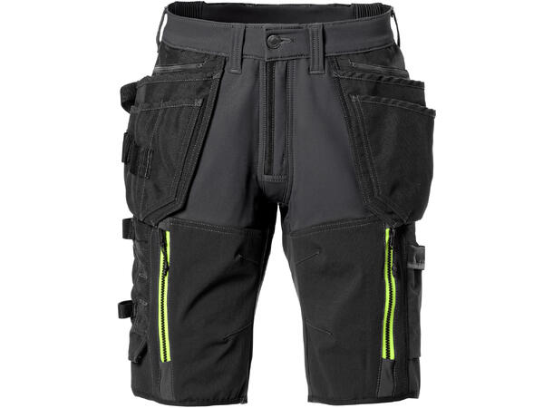 Fristads Stretchshorts håndverkere Svart, str.C44, 2567 STP