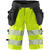 Fristads Shorts stretch, 2509 PLU Gul, str.C56, HiVis, kl.1 