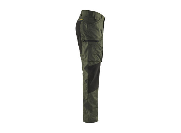 Blåkläder 1459  Servicebukse Stretch Militærgrønn D108