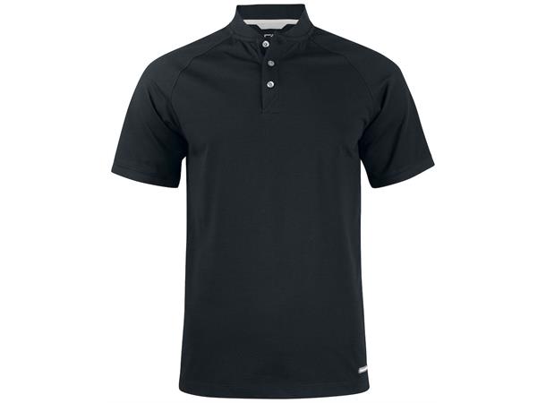 Cutter&Buck Advantage Stand-Up Collar Svart str. XL  Polo