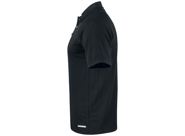 Cutter&Buck Advantage Stand-Up Collar Svart str. XL  Polo