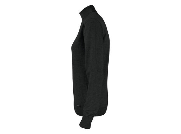 Cutter&Buck Kennewick Rollerneck Dame Svart str. XS