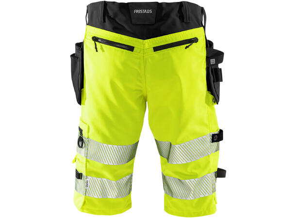 Fristads Shorts stretch, 2509 PLU Gul, str.C56, HiVis, kl.1