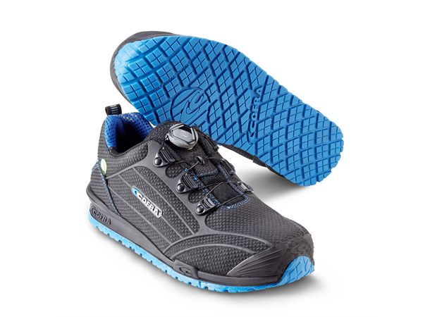 Cofra Burst Blue S3 Svart, str.46 S3 SRC