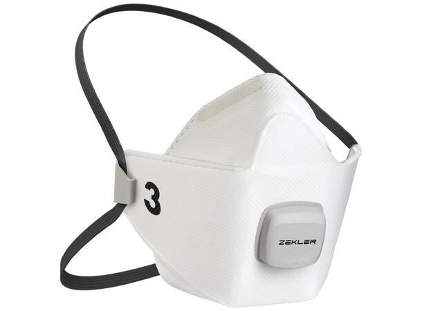 Zekler Støvmaske 1503V FFP3 Str M/L - 3 pk
