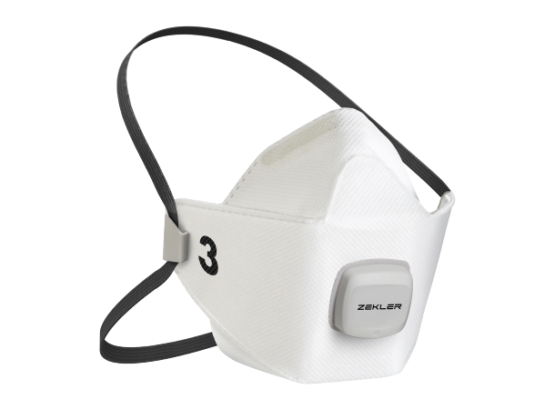 Zekler Støvmaske 1503V FFP3 Str M/L - 3 pk