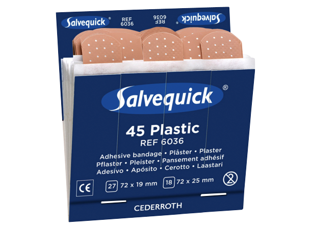 Cederroth Plaster Plast 6036 Eske à 6 refillpakker