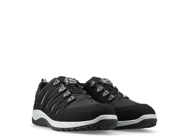Elten Maddox BOA® Black-Grey Low S3 Svart, str.35 S3 SRC