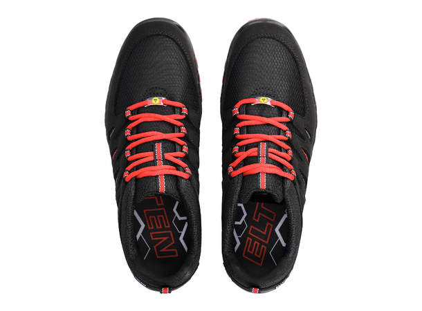 Elten Maddox Black-Red Low S3 Svart, str.45 S3 SRC