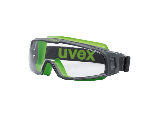 Uvex Brille U-Sonic Exc Klar Grå/Grønn