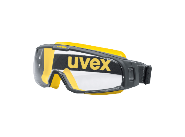 Uvex Brille U-Sonic Ext Klar Svart/Gul