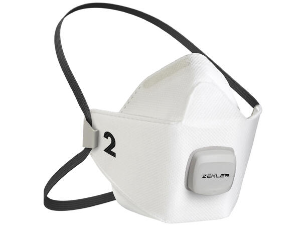 Zekler Støvmaske 1502V FFP2V M/L 10pk Str M/L - 10 pk
